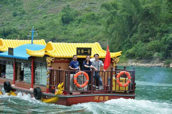 河池筏船观光坡豪湖旅游项目将投入营运 打造养