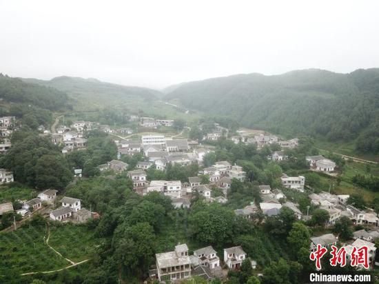 航拍海雀村一隅。 岳旺 摄 航拍海雀村一隅。 岳旺 摄