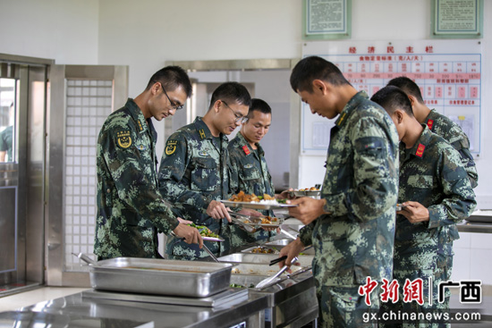 武警广西桂林支队让勤俭节约蔚然成风