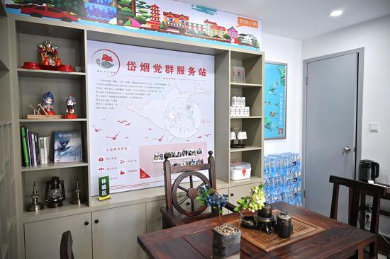 岱烟党群服务站。周嘉雯 摄