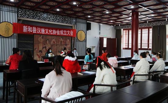 新和县汉唐文化协会成立大会在唐安西都护府文化园举行