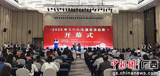 2020年“文化北海”建设活动周开幕式。北海市广播电视台 供图