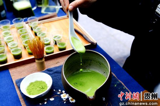 抹茶。 黄庆松 摄