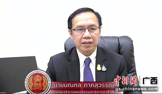 图为泰国教育部职教委副秘书长孟佟·帕素万。