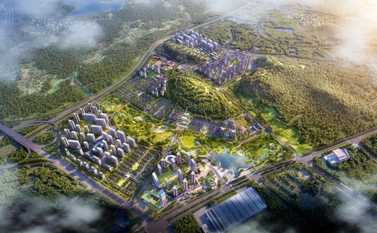 中交绿城·桃源小镇 鸟瞰图 中交绿城·桃源小镇 鸟瞰图