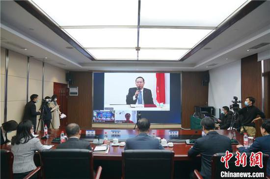 中马青年以“数据新时代 携手创未来”为主题举行云端对话 。贵州省外事办供图