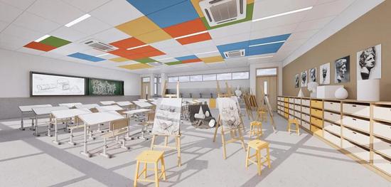 湘湖未来学校美术教室（效果图）