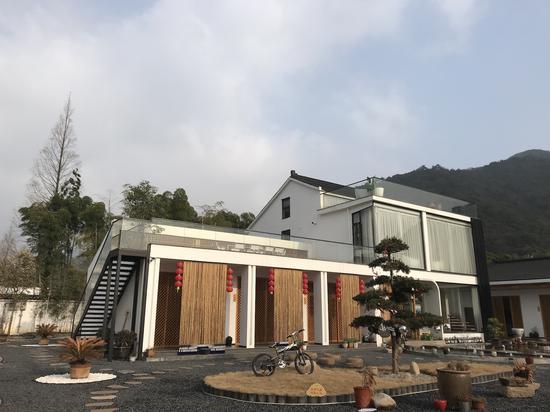 图为湖州水口乡民宿归心。童笑雨 摄