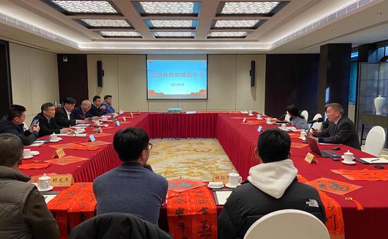 在绍台商新春座谈会。 项菁供图