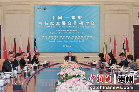 中国-东盟可持续发展合作研讨会现场