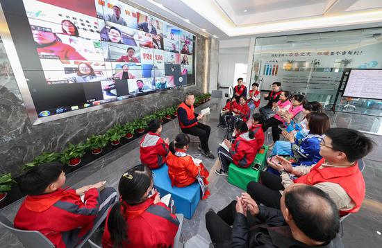 党史学习教育现场。姚海翔 摄