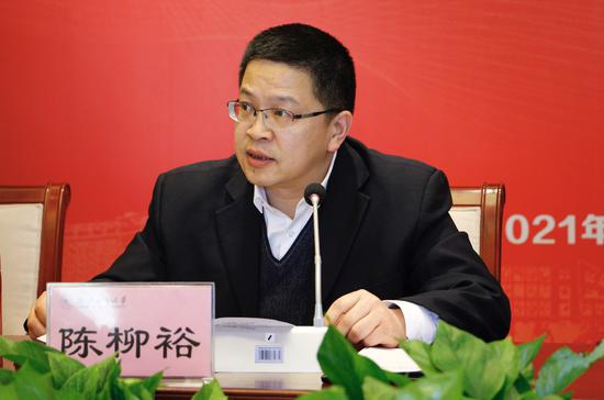 浙江工商大学党委书记陈柳裕。 周霖供图