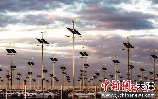 宝马沈阳生产基地的太阳能风能集成系统