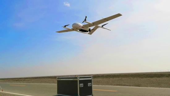 新疆送变电北疆运检分公司采用固定翼无人机开展巡视工作