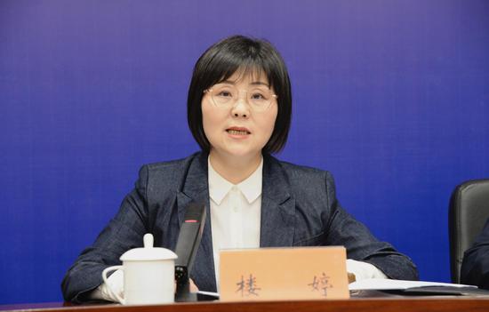　　湖州市文化广电旅游局党委书记、局长楼婷介绍该市旅游新新业态项目安全监管工作的相关情况。王儒纲 摄
