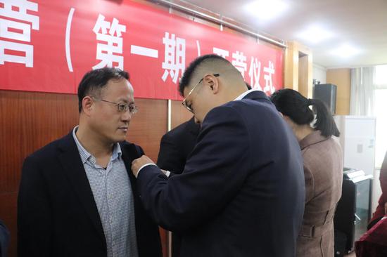 “青圃营”开营仪式现场。周金华 摄