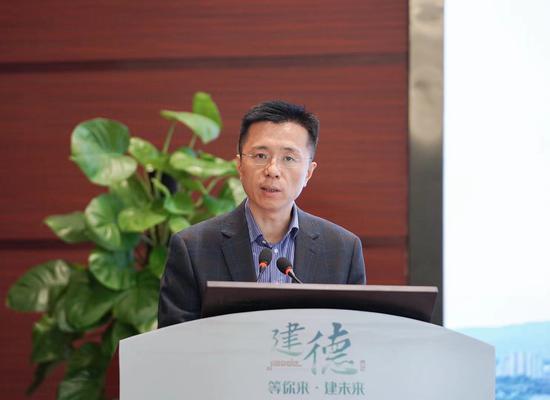 建德市委书记朱欢。 方祺供图