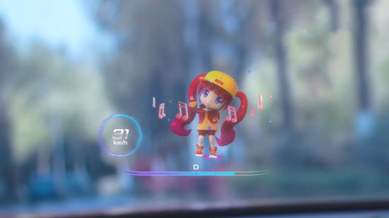 全息音乐播放。李越 摄