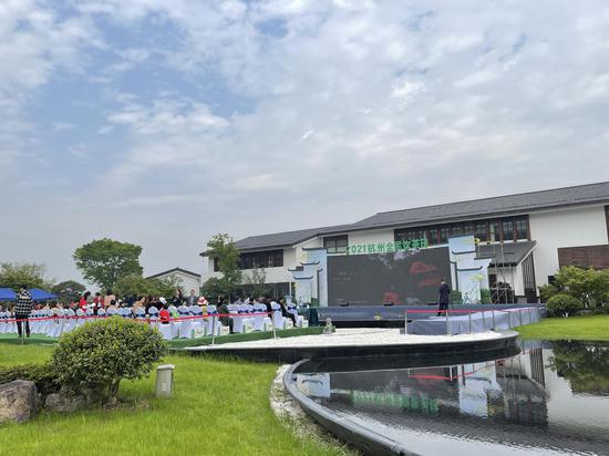 全民饮茶日活动现场。张煜欢 摄