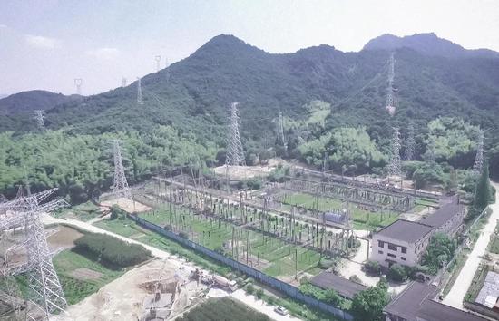 拆除后的220千伏临海变电站  李鑫钗 摄