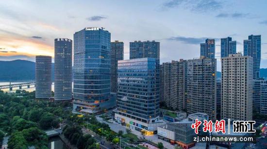 杭州滨江世融艾美酒店实景图。浙江世茂供图