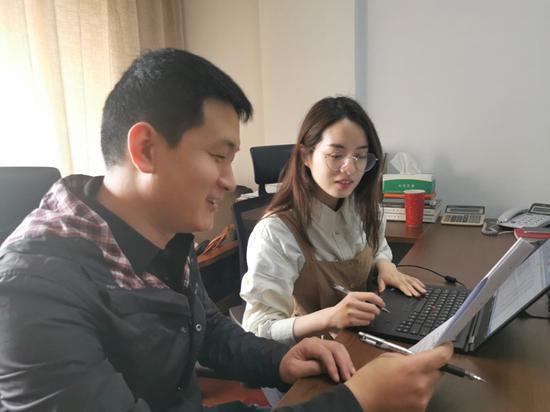 绍兴市烟草专卖局落实清款纾困工作。  绍兴市烟草专卖局 供图