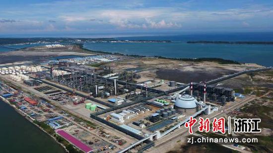 恒逸集团文莱大摩拉岛石油炼化工业园项目。中行浙江省分行 供图