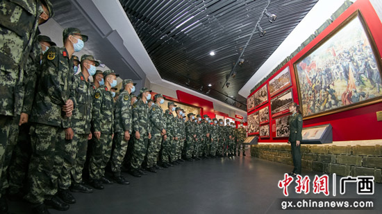 武警广西总队桂林支队开展党史学习教育主题党日活动