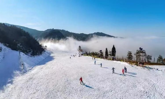 工行贵州省分行支持的梅花山滑雪场项目