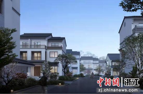 “千套乡村别墅”安置房项目效果图 陈青青供图