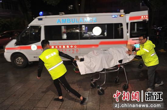 丽水急救场景。陈晓华提供