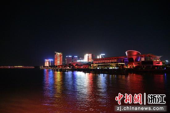 瓯江夜景 范宇斌供图