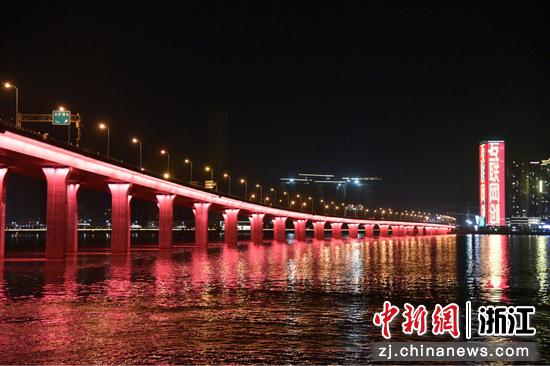 瓯江夜景 范宇斌供图
