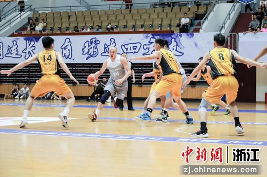 赛事现场。浙江省篮球协会 供图