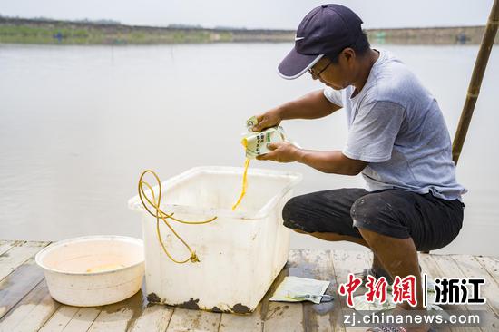 调制营养液。徐铭怿 摄