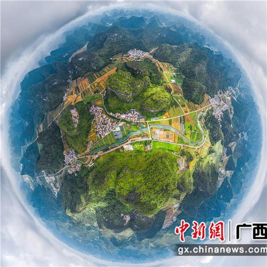 秀美乔老河片区一角鸟瞰。王喆 摄