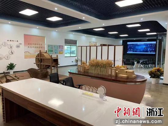 临安区太阳镇“水稻经济”展示。