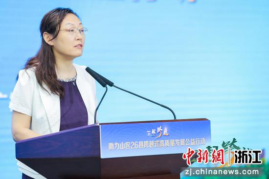 浙江省发展和改革委员会副主任 吴红梅 供图