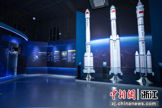 中国航天科普馆内部展示 陆浩强供图