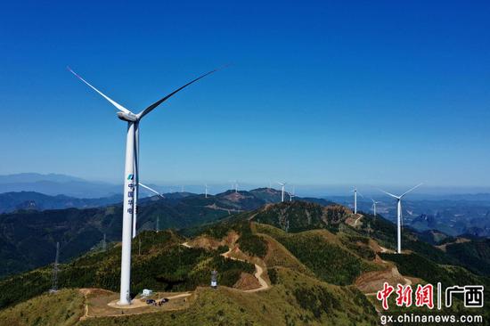 广西融安发展风力发电减少碳排放
