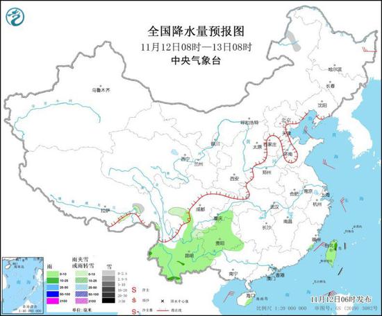 云南贵州多阴雨天气 全国其他大部地区以晴到多云为主