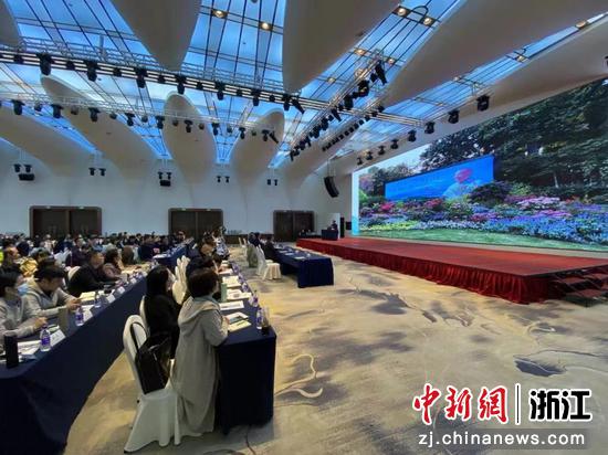 杭州市园林绿化系统干部能力提升培训班的培训现场。杭州市园文局 供图