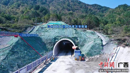 南宁抽蓄项目部隧道施工。中国安能一局 供图