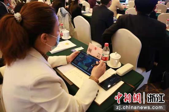 数字化改革成果赋能杭州市人代会。 杭州市人大常委会办公厅、研究室供图