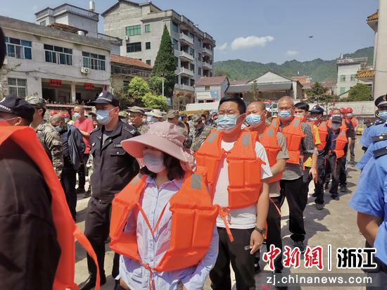 浙江永康开展防汛防台暨小流域山洪灾害防御演练