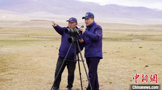 新疆和静县巴音布鲁克国家级自然保护区管理局的工作人员每天都会对保护区内的鸟儿进行巡护和监测 傲东高娃 摄