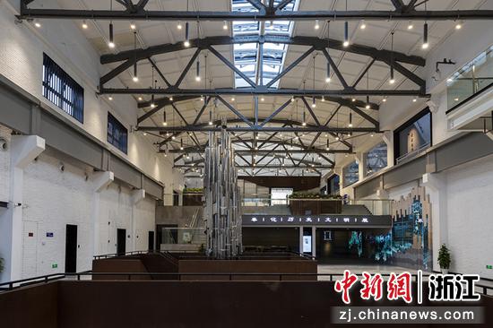 奉化博物馆“山海交响—奉化历史文明展”序厅。  奉新供图