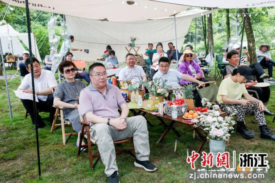 建德市乡村精致露营季活动现场。浙江省旅游协会自驾游与房车露营分会供图