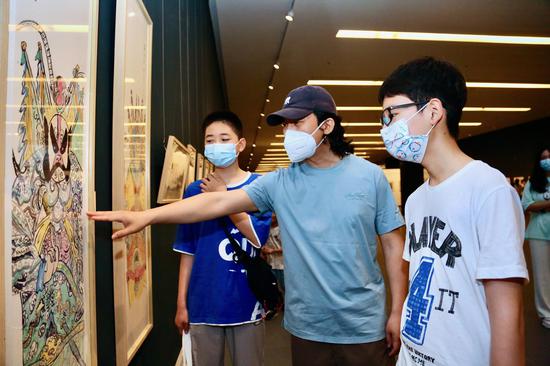 童心繪就多彩中國 天津市第六屆“你好天真”少兒創意美術作品展開展