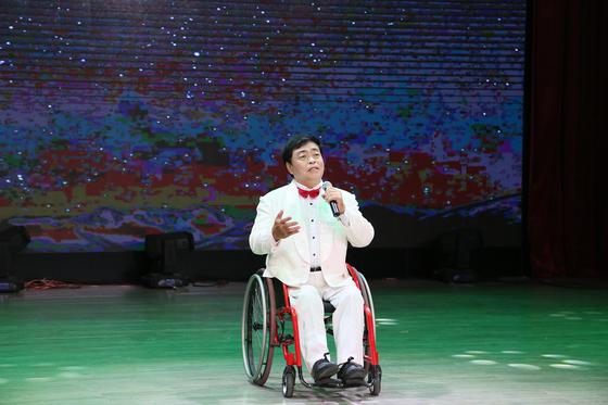天津市第十四届残疾人歌唱大赛决赛现场图。天津市残联供图。